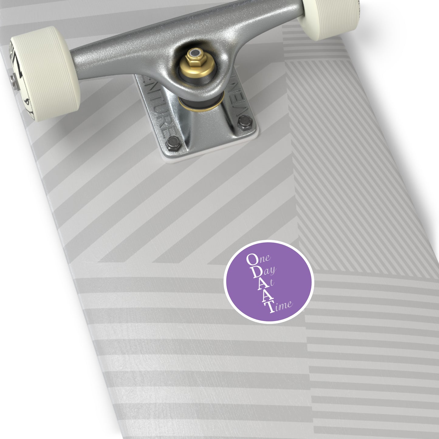 Haler Smith Vinyl Round Sticker - ODAAT - Light Purple