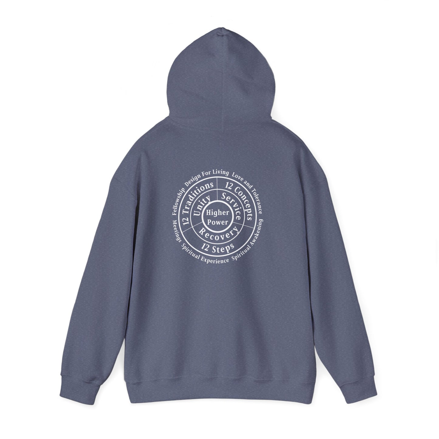 Haler Smith - Hoodie - Haler Smith Cotton Blend Hooded Sweatshirt Hoodie - Higher Power 1 - S - XL