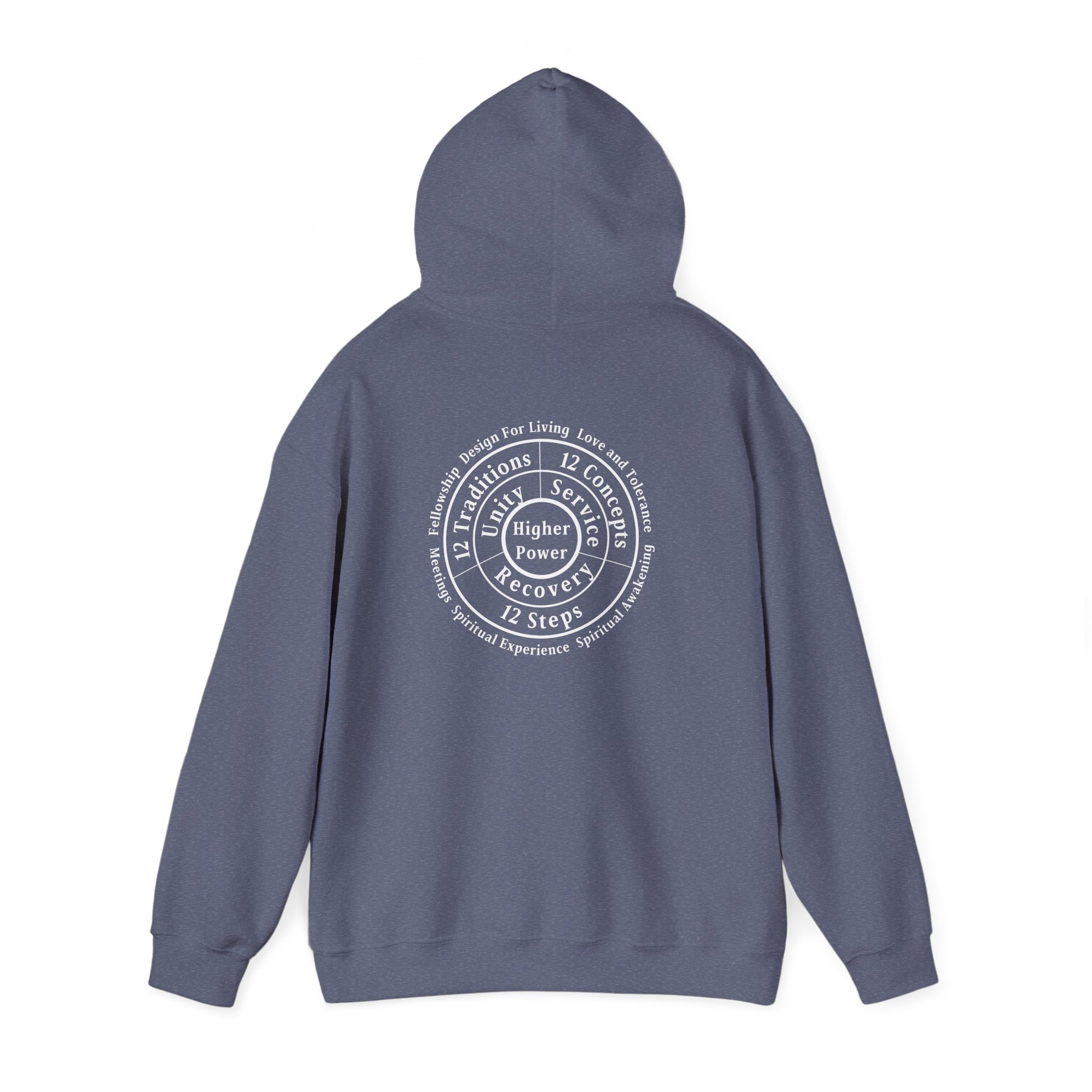 Haler Smith - Hoodie - Haler Smith Cotton Blend Hooded Sweatshirt Hoodie - Higher Power 1 - S - XL