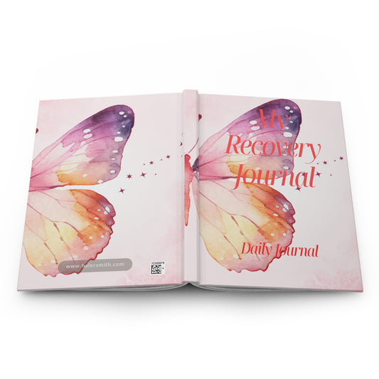 Recovery Hardcover Journal | My Recovery Journal | Butterfly Wing