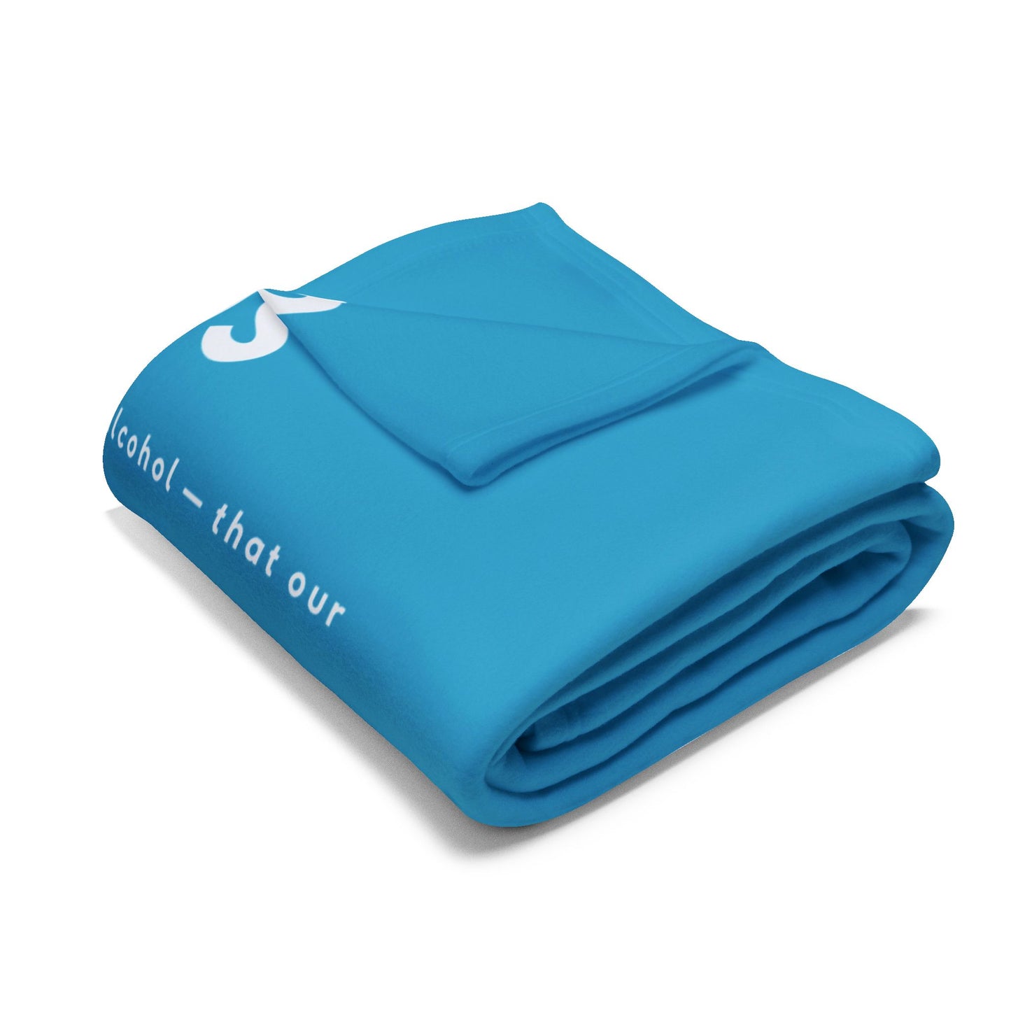Haler Smith - Home Decor - Haler Smith Polar Fleece Blanket - 12 Steps - Turquoise
