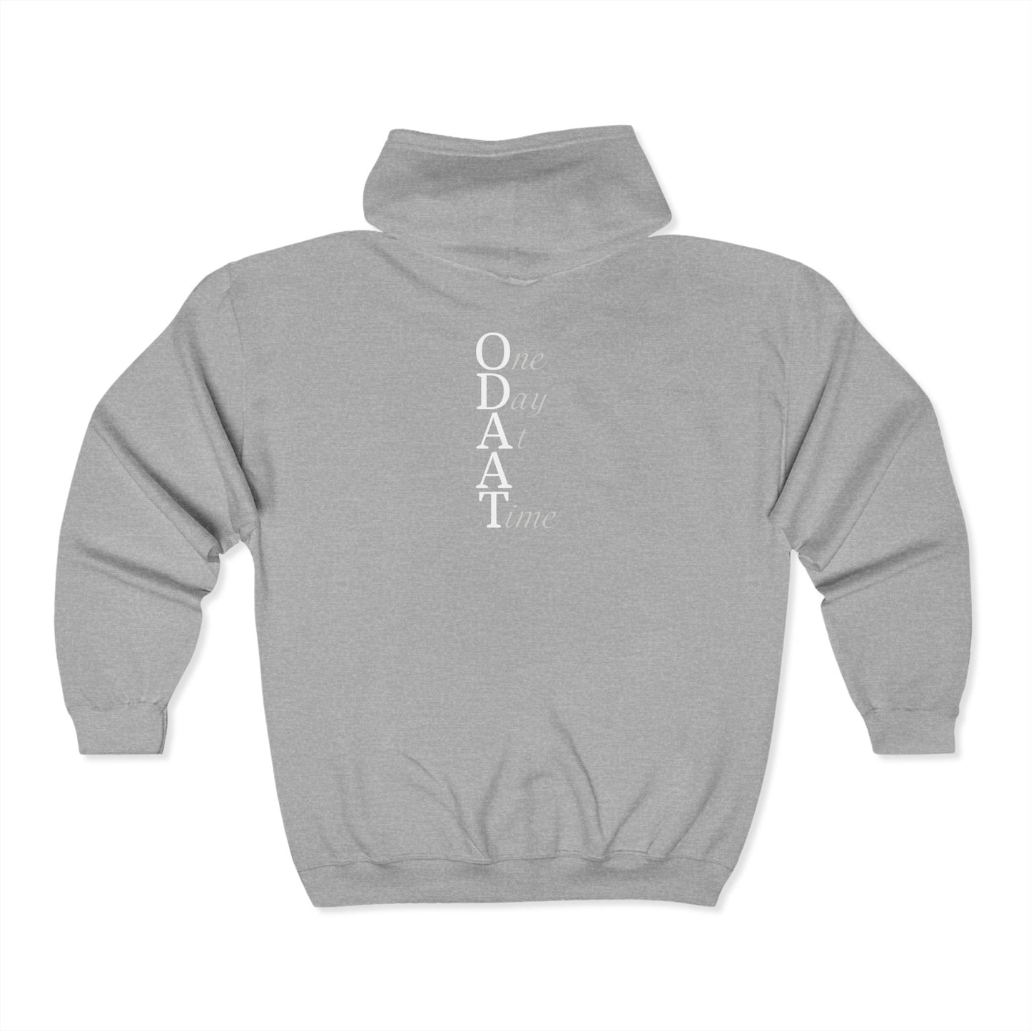 Haler Smith Full Zip Hooded Sweatshirt 2XL-3XL - One Day At A Time
