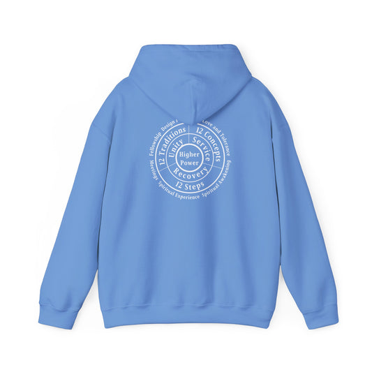 Haler Smith - Hoodie - Haler Smith Cotton Blend Hooded Sweatshirt Hoodie - Higher Power 1 - S - XL