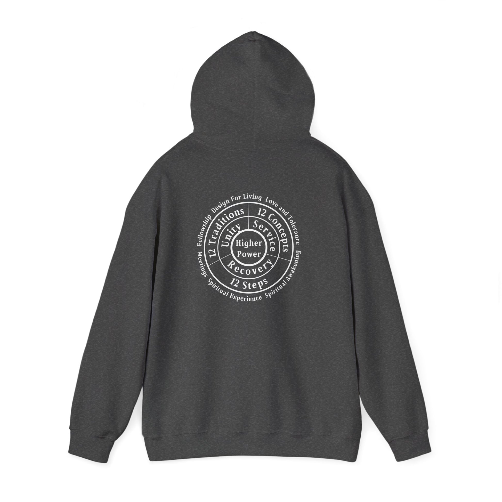 Haler Smith - Hoodie - Haler Smith Cotton Blend Hooded Sweatshirt Hoodie - Higher Power 1 - S - XL