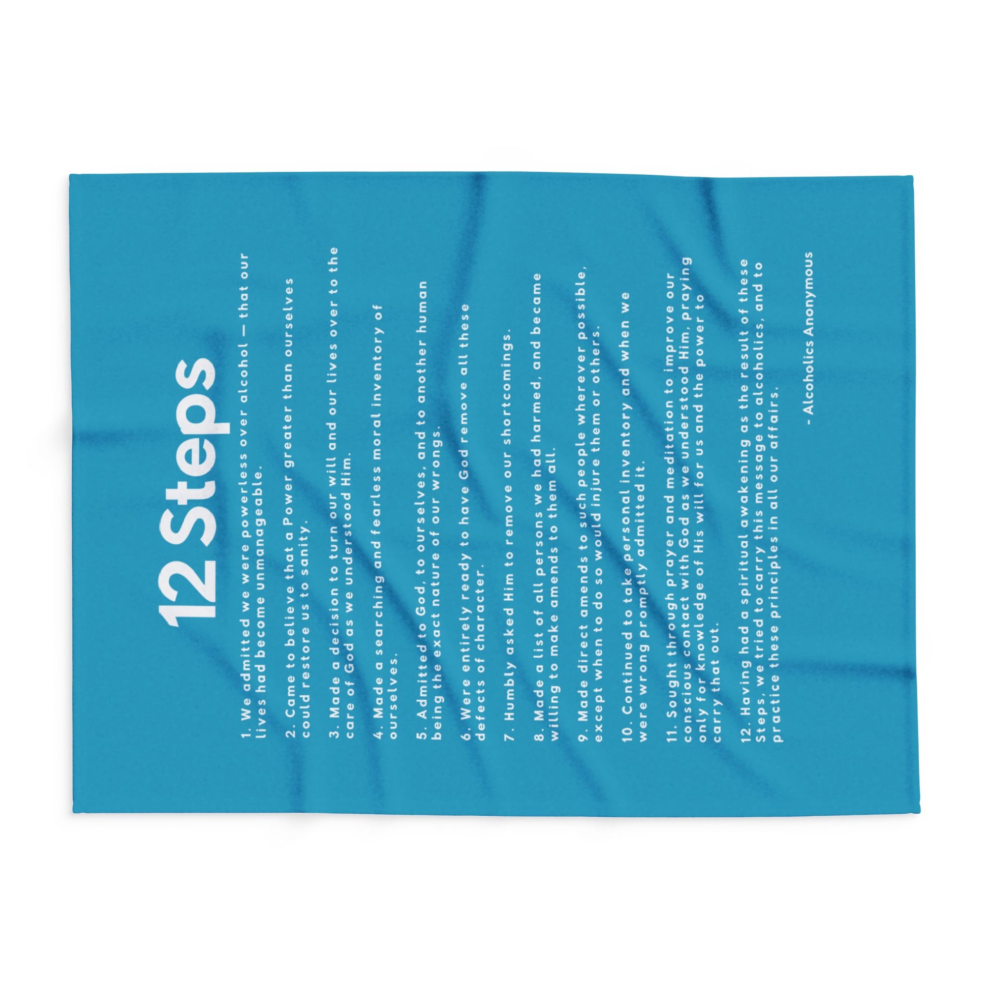 Haler Smith - Home Decor - Haler Smith Polar Fleece Blanket - 12 Steps - Turquoise