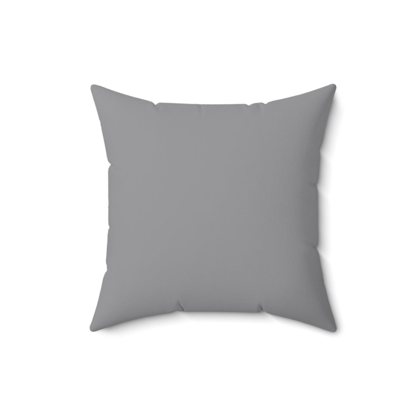 Haler Smith Polyester Square Pillow Grey - Live The Steps - White Letters