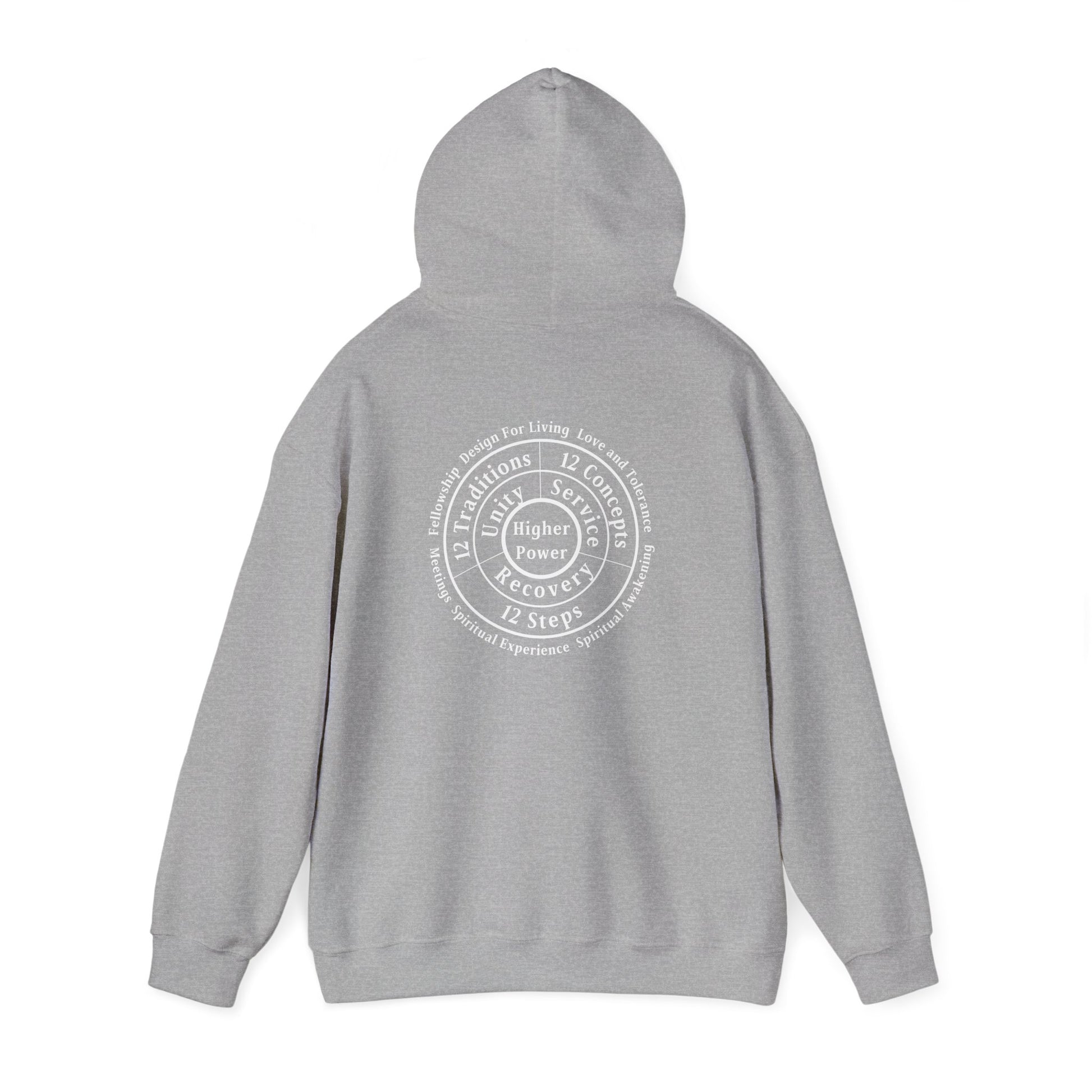 Haler Smith - Hoodie - Haler Smith Cotton Blend Hooded Sweatshirt Hoodie - Higher Power 1 - S - XL
