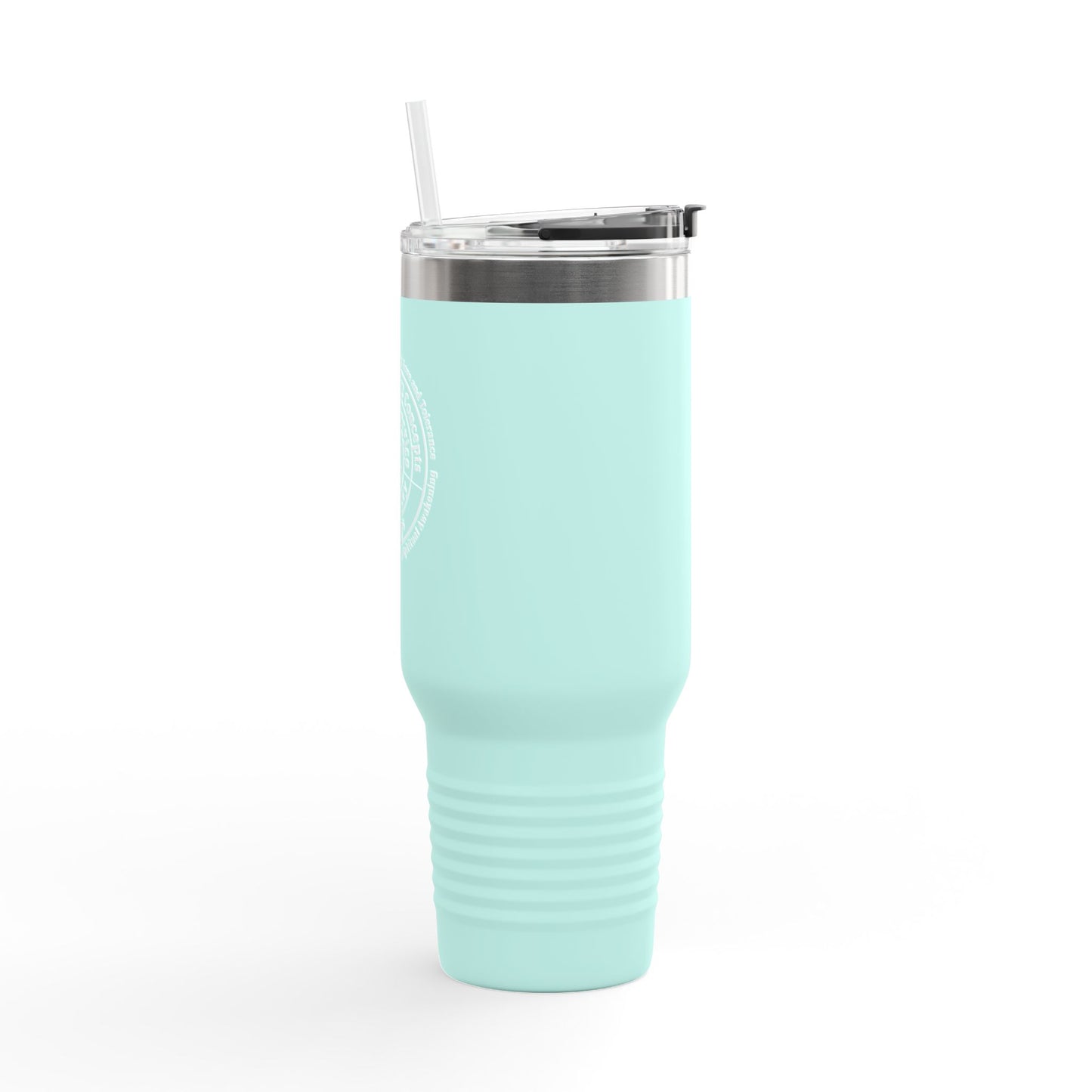 Haler Smith - Mug - Haler Smith Insulated Travel Mug with Straw 40 oz. - Higher Power 1 - White Letters
