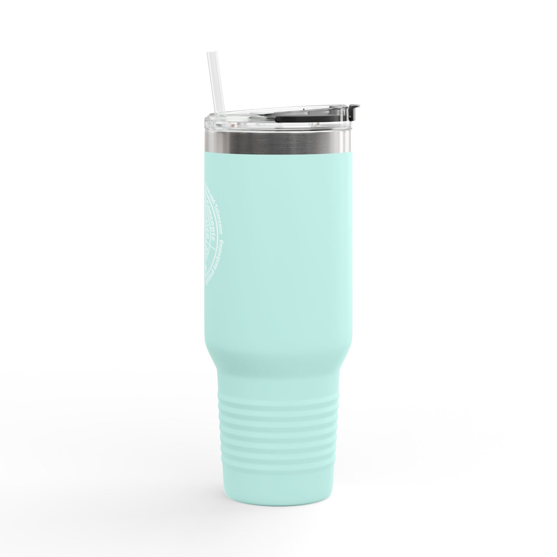 Haler Smith - Mug - Haler Smith Insulated Travel Mug with Straw 40 oz. - Higher Power 1 - White Letters