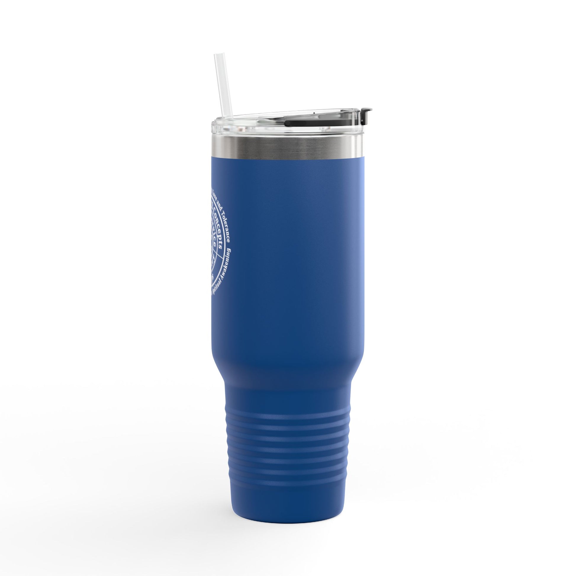 Haler Smith - Mug - Haler Smith Insulated Travel Mug with Straw 40 oz. - Higher Power 1 - White Letters