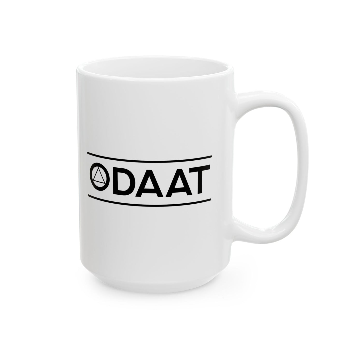 Recovery Ceramic Coffee Mug | ODAAT Design 1 | White with Black Letters