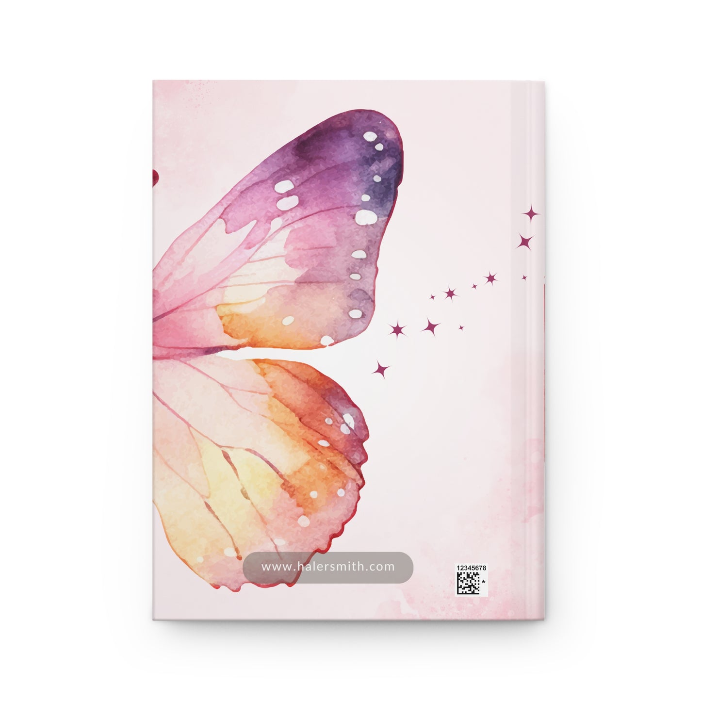Haler Smith Hardcover Journal - My Recovery Journal - Butterfly Wing - Red Letters