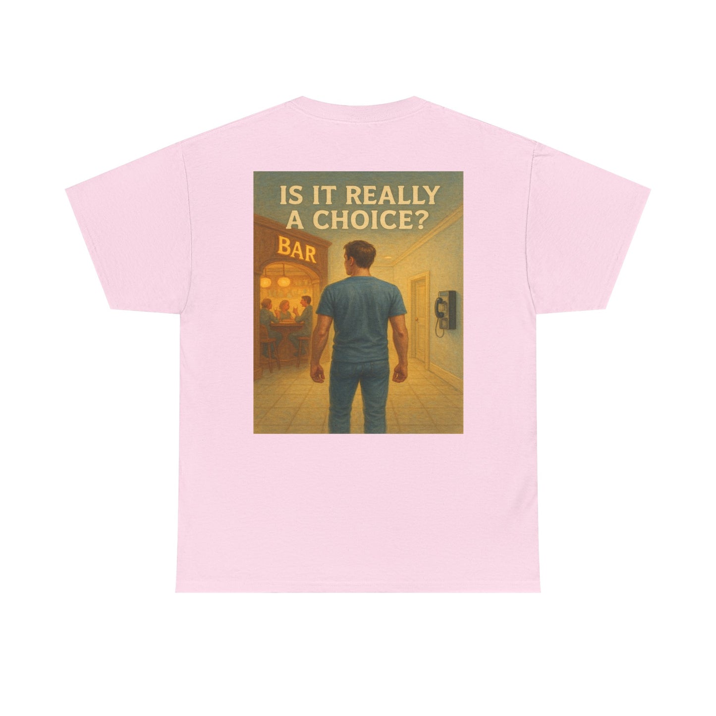 Haler Smith Heavy Cotton Short Sleeve Tee 2XL-5XL - Is It Really My Choice - Bar and Phone