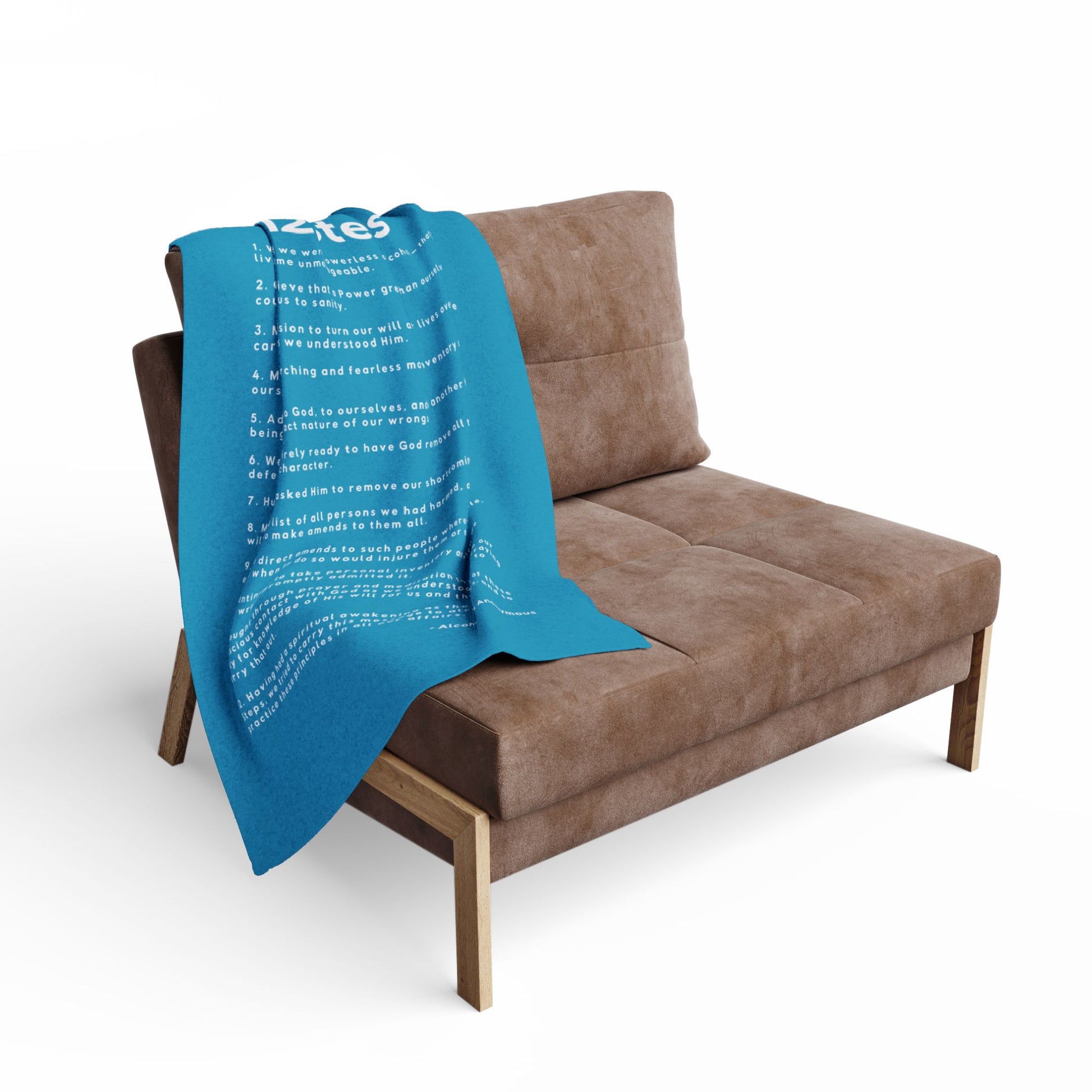 Haler Smith - Home Decor - Haler Smith Polar Fleece Blanket - 12 Steps - Turquoise