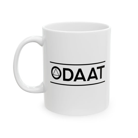 Recovery Ceramic Coffee Mug | ODAAT Design 1 | White with Black Letters