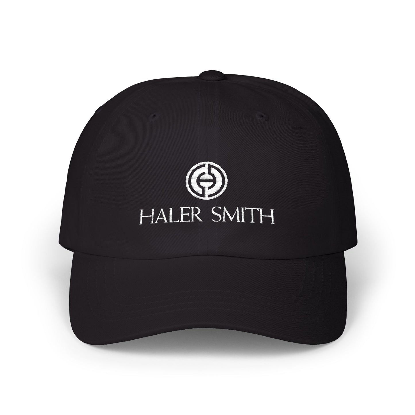 Haler Smith - Hats - Haler Smith Dad Cap - Haler Smith Logo - White