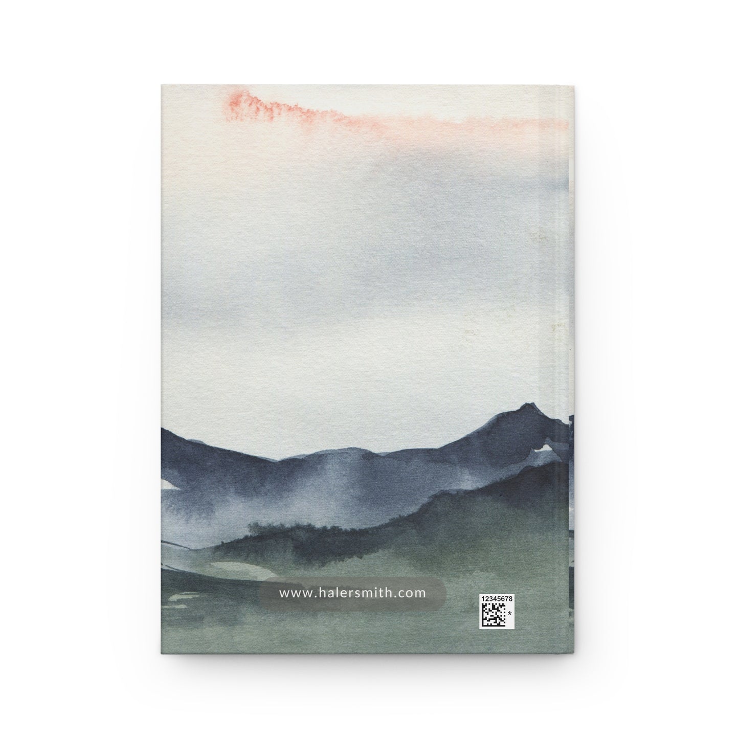 Haler Smith - Paper products - Haler Smith Hardcover Journal - My Recovery Journal - Mountain Scene - Blue Letters