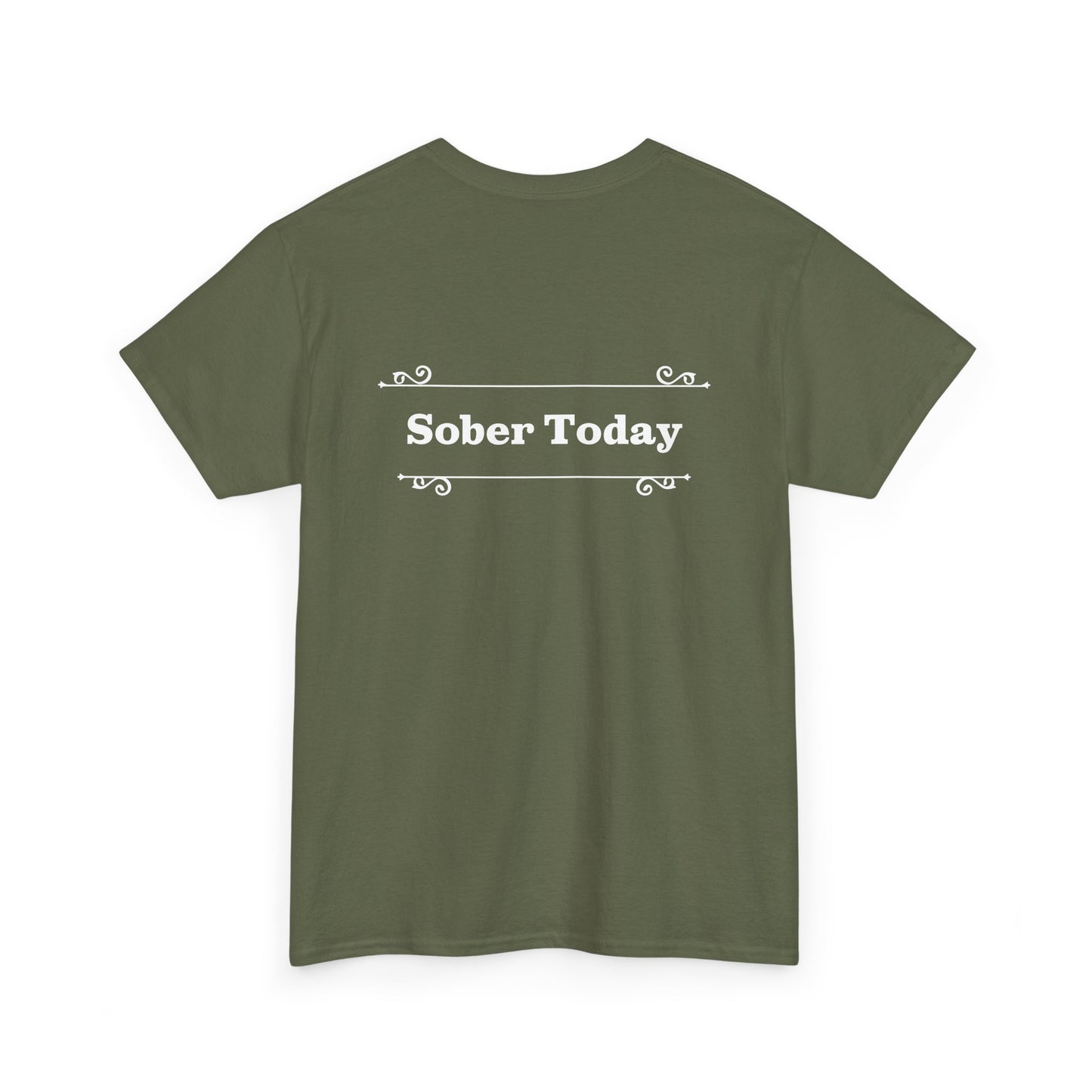 Haler Smith - T-Shirt - Haler Smith Heavy Cotton Short Sleeve Tee - Sober Today 1 - 2XL - 5XL