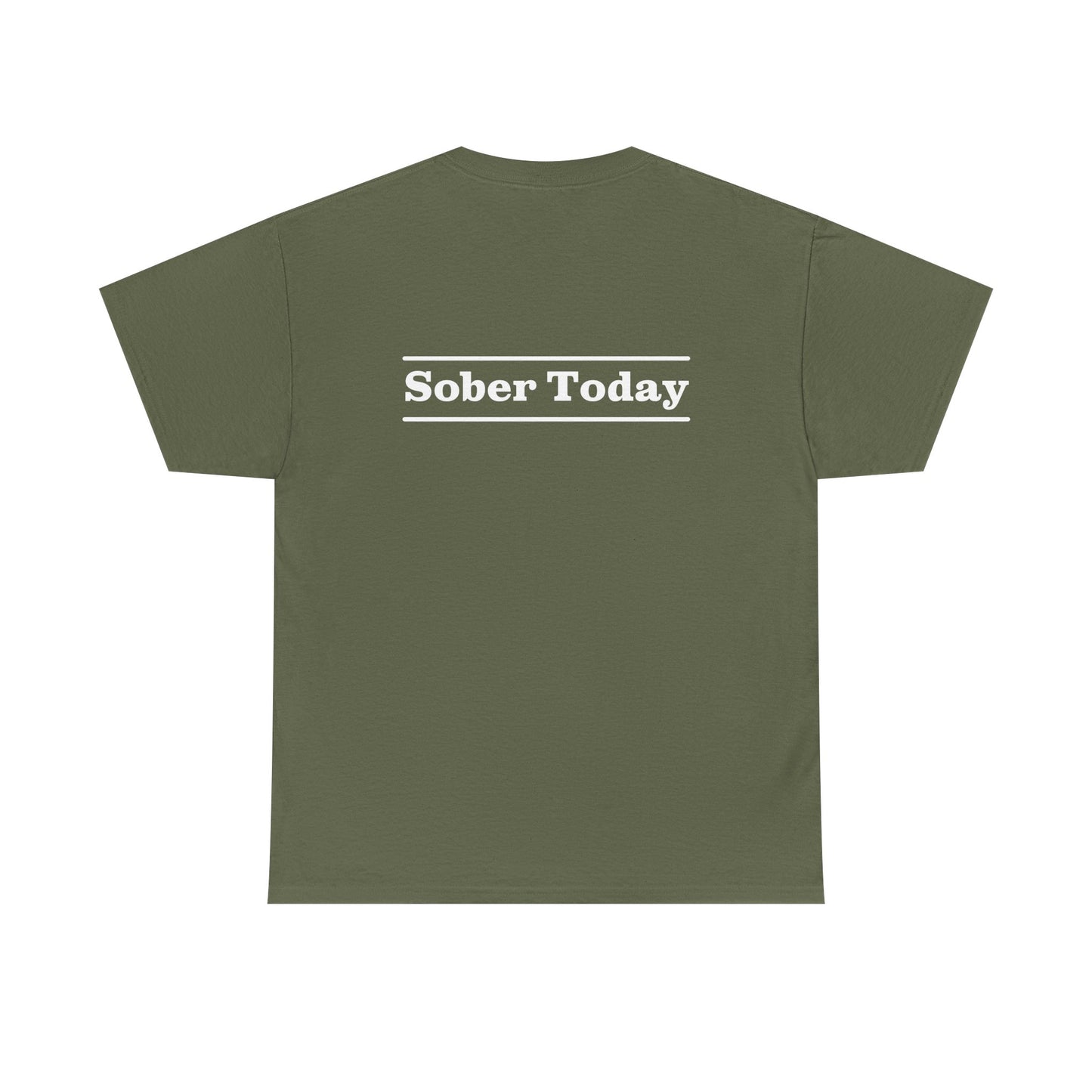 Haler Smith - T-Shirt - Haler Smith Heavy Cotton Short Sleeve Tee - Sober Today 3 - 2XL - 5XL
