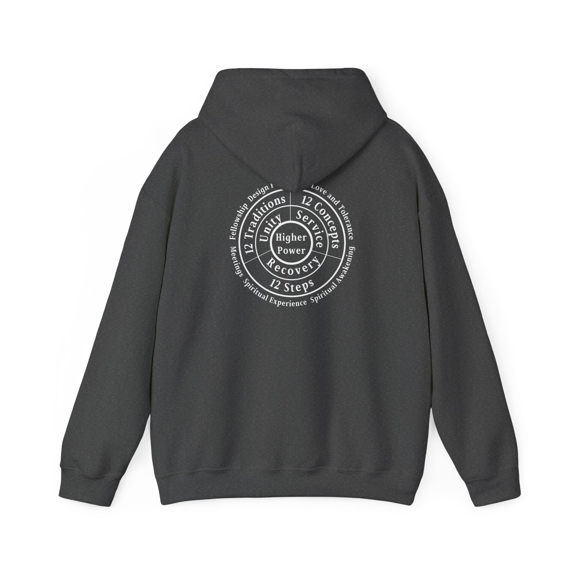 Haler Smith - Hoodie - Haler Smith Cotton Blend Hooded Sweatshirt Hoodie - Higher Power 1 - S - XL