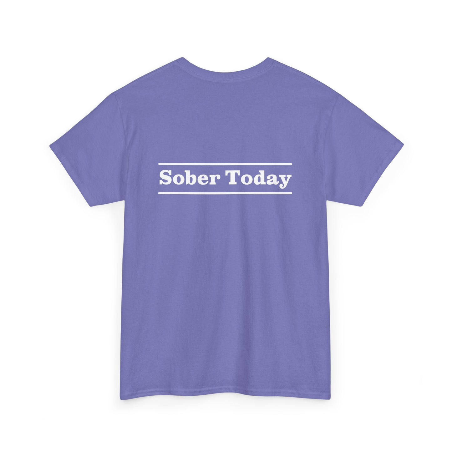 Haler Smith - T-Shirt - Haler Smith Heavy Cotton Short Sleeve Tee - Sober Today 3 - 2XL - 5XL