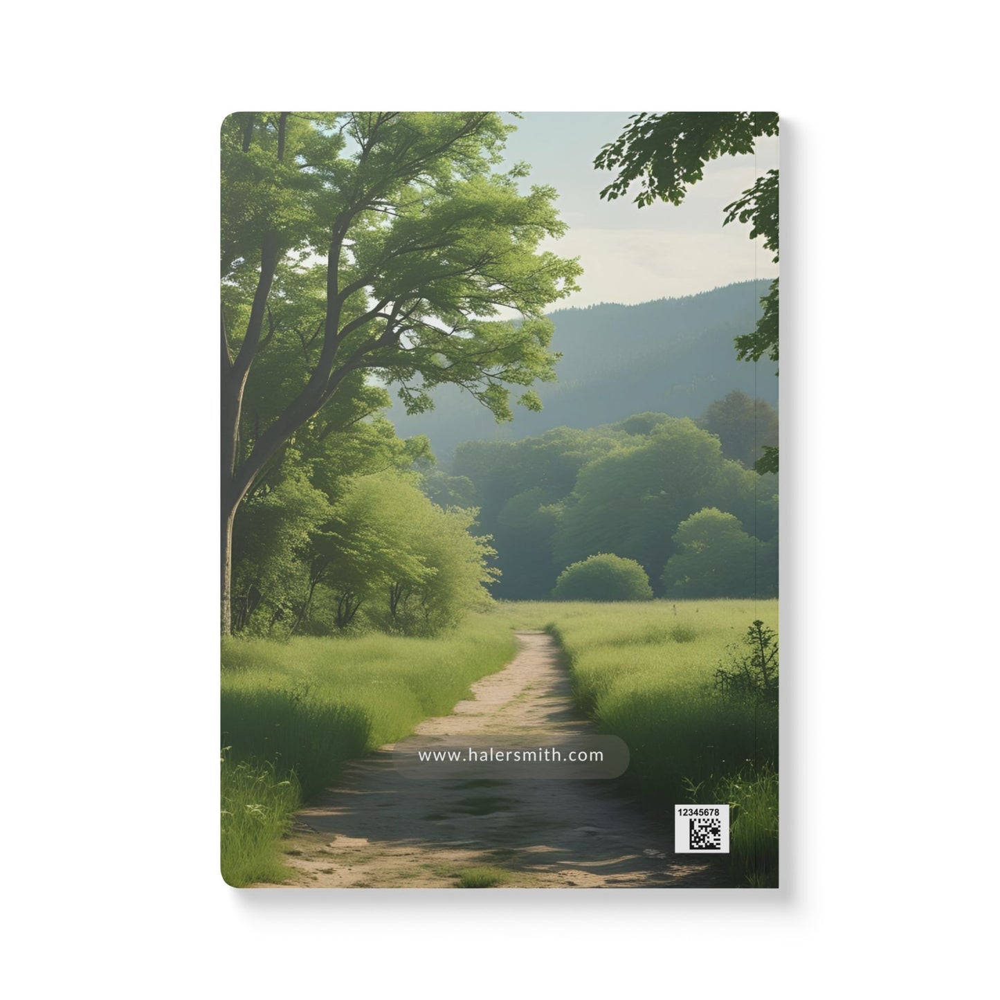 Haler Smith Guided Softcover Journal - Step 10 Daily Inventory - Country Road Scene - White Letters