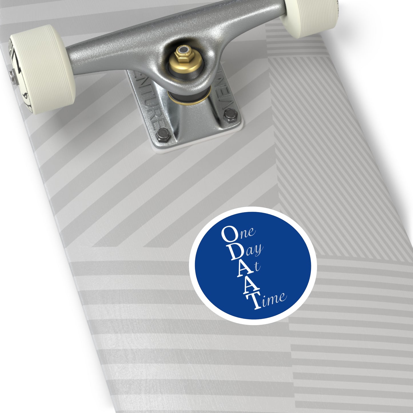 Haler Smith Vinyl Round Sticker - ODAAT - Dark Blue