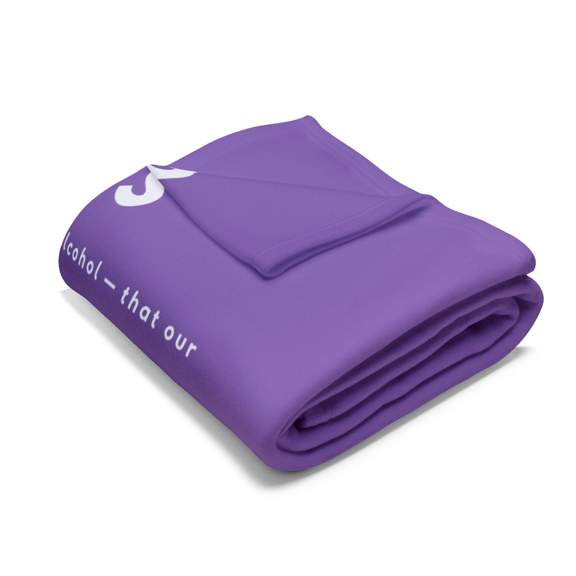Haler Smith - Home Decor - Haler Smith Polar Fleece Blanket - 12 Steps - Light Purple