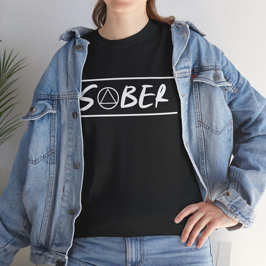 Recovery Short Sleeve T-Shirt | Sober Design 1 On The Front