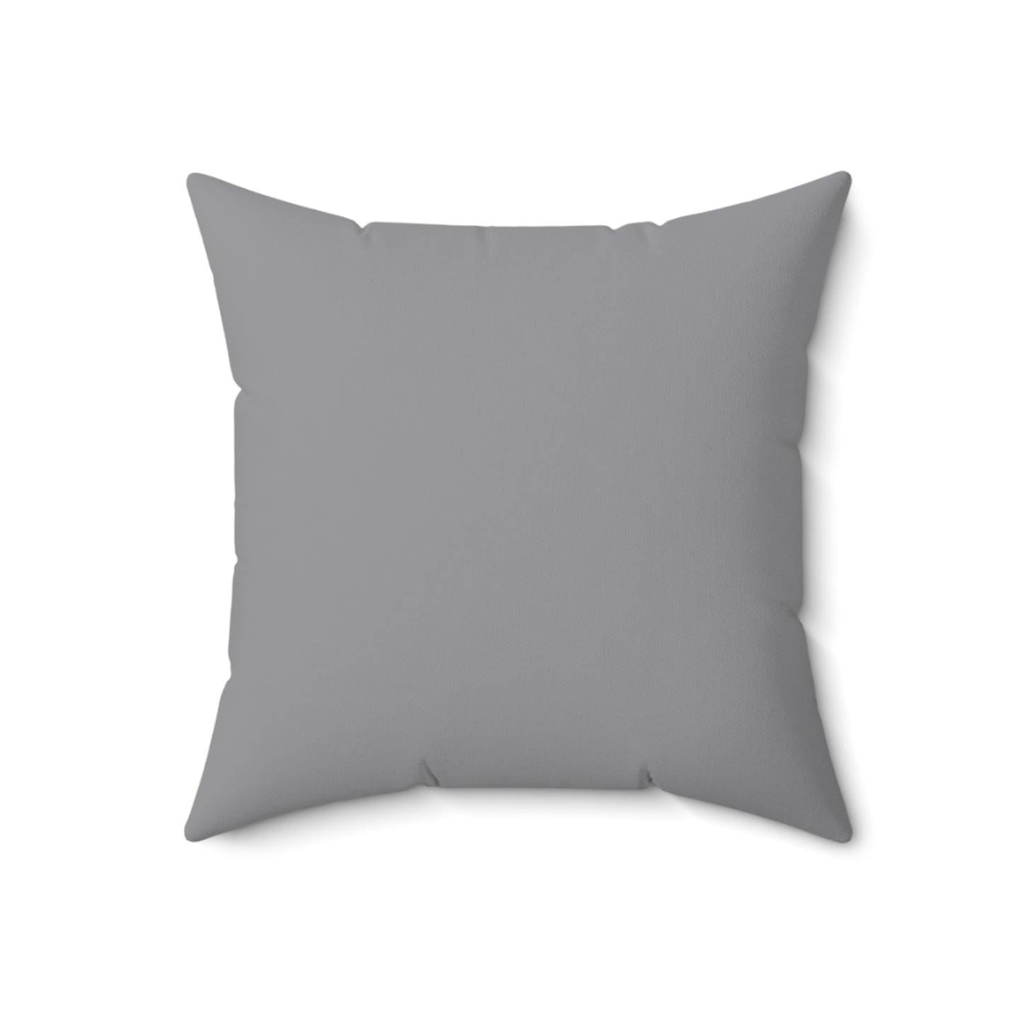 Haler Smith Polyester Square Pillow Grey - Live The Steps - White Letters