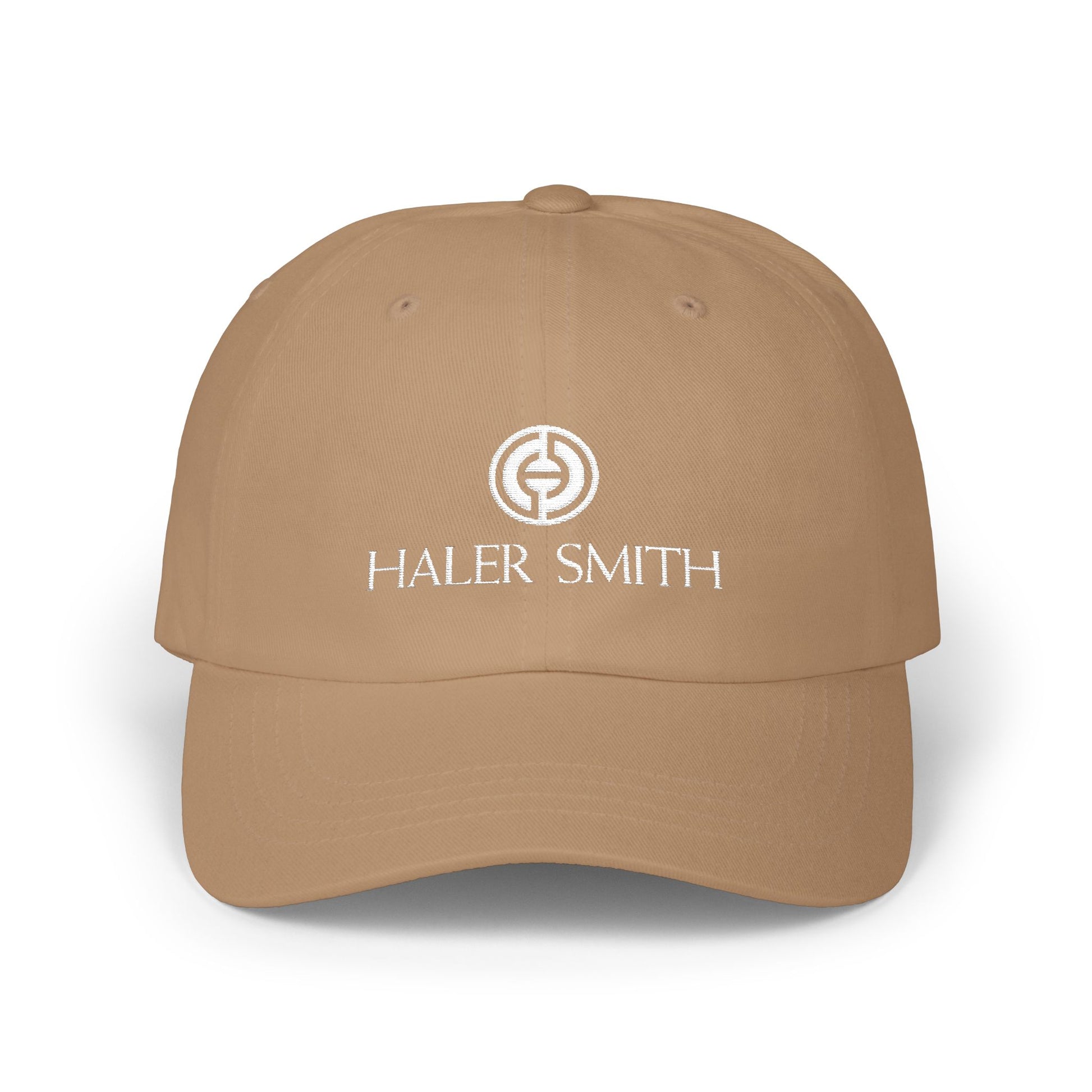 Haler Smith - Hats - Haler Smith Dad Cap - Haler Smith Logo - White