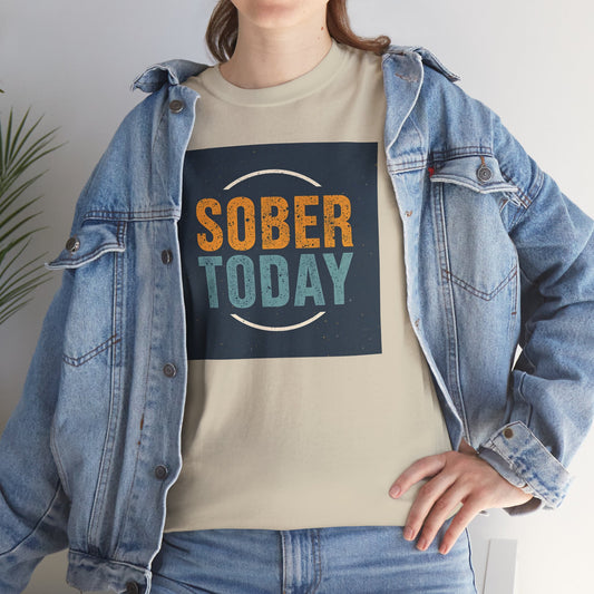 Recovery Short Sleeve T-Shirt | Sober Today Design 8 On The Front