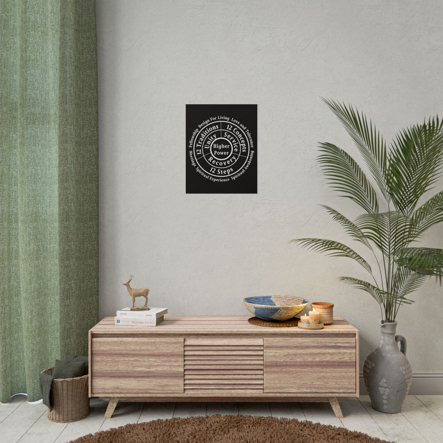 Haler Smith Rolled Poster - Higher Power 1 - Black Matte Finish