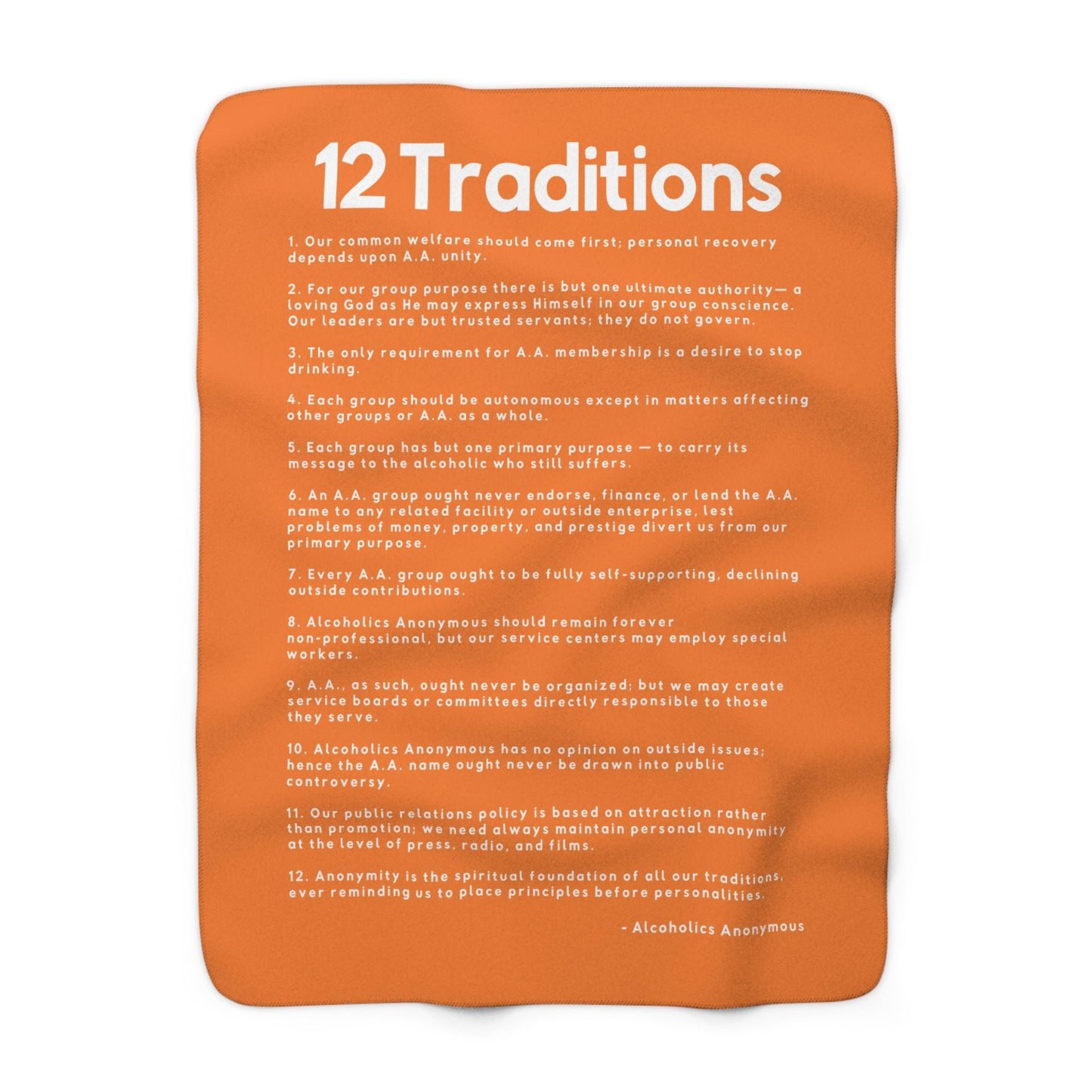 Haler Smith - Home Decor - Haler Smith Sherpa Fleece Blanket - 12 Traditions - Crusta