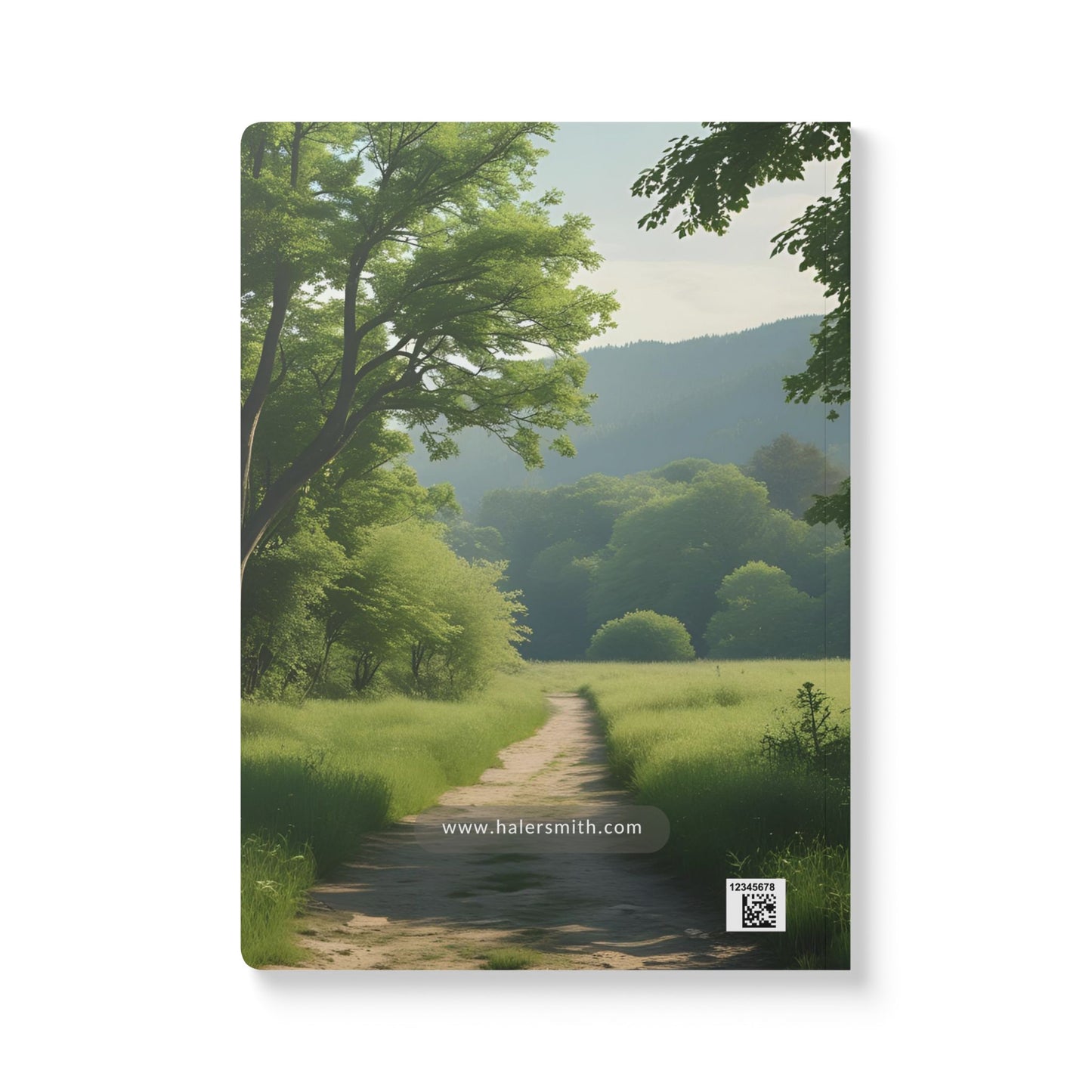 Haler Smith Guided Softcover Journal - Step 10 Daily Inventory - Country Road Scene - White Letters