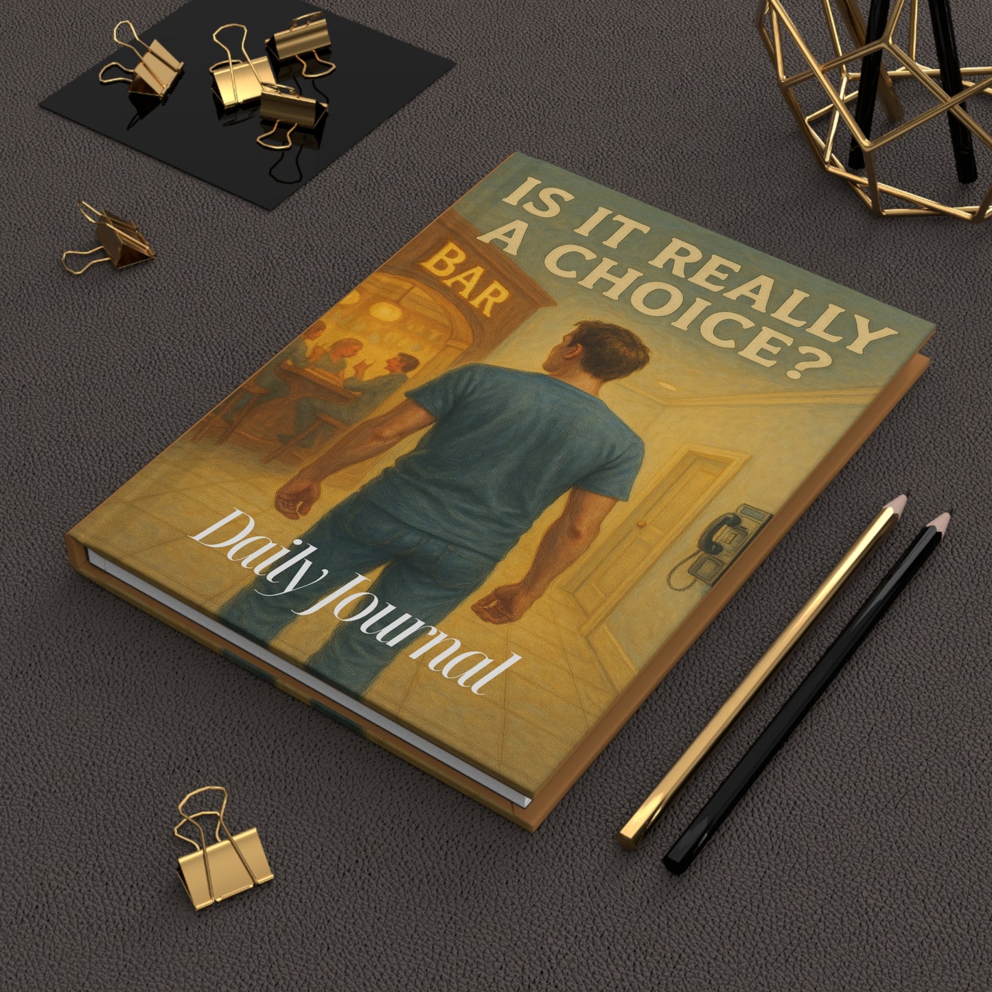 Recovery Hardcover Journal | Daily Journal | Is It Really A Choice