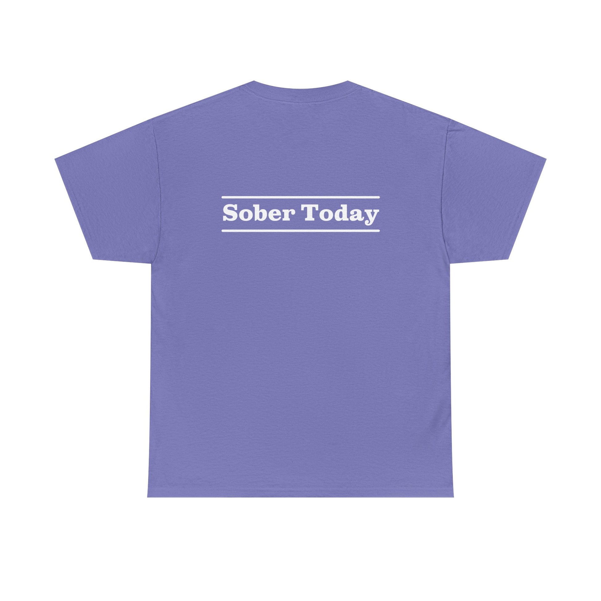 Haler Smith - T-Shirt - Haler Smith Heavy Cotton Short Sleeve Tee - Sober Today 3 - 2XL - 5XL