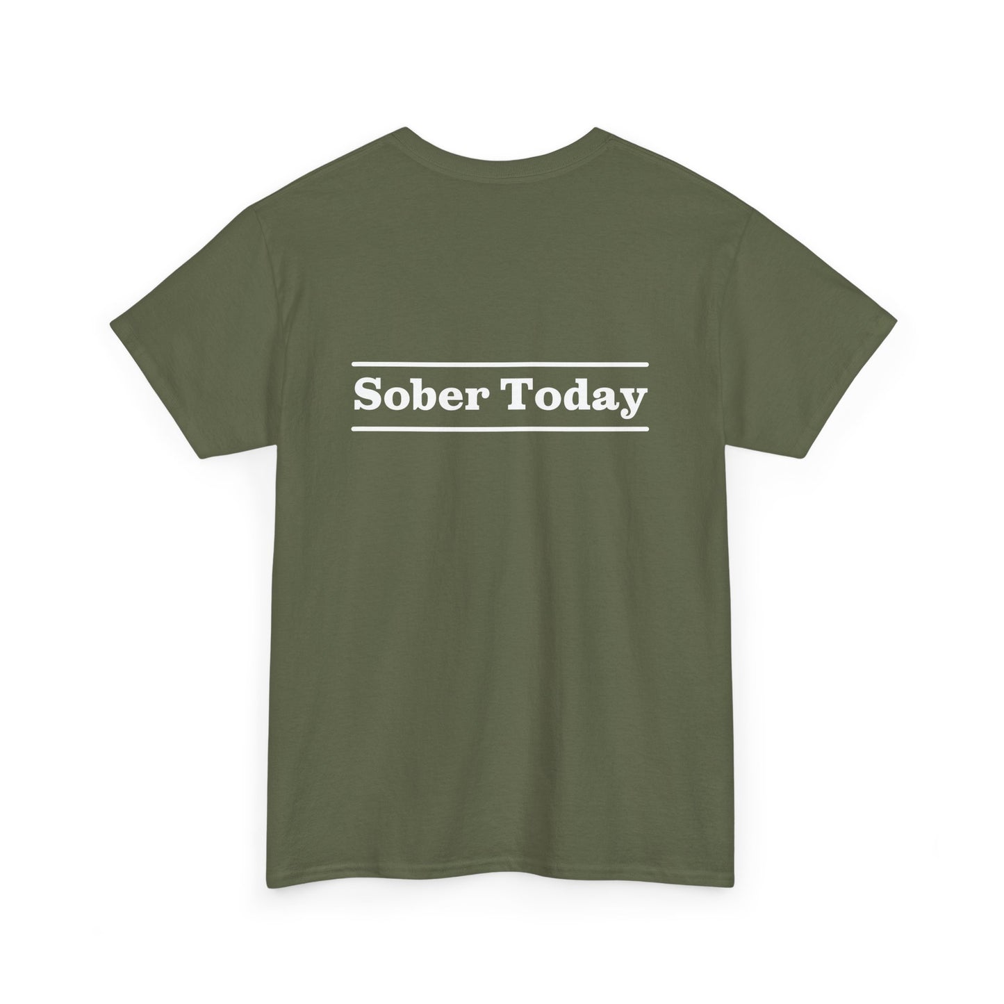 Haler Smith - T-Shirt - Haler Smith Heavy Cotton Short Sleeve Tee - Sober Today 3 - 2XL - 5XL
