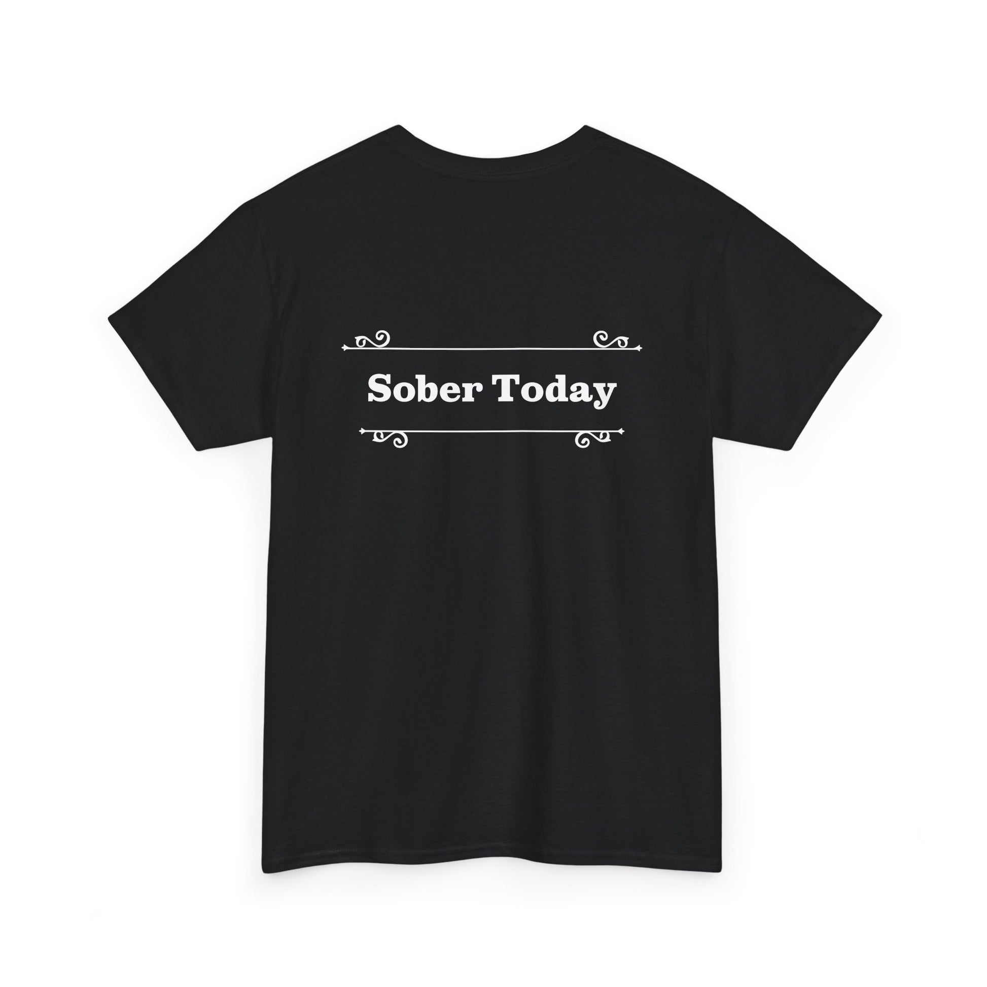 Haler Smith - T-Shirt - Haler Smith Heavy Cotton Short Sleeve Tee - Sober Today 1 - 2XL - 5XL