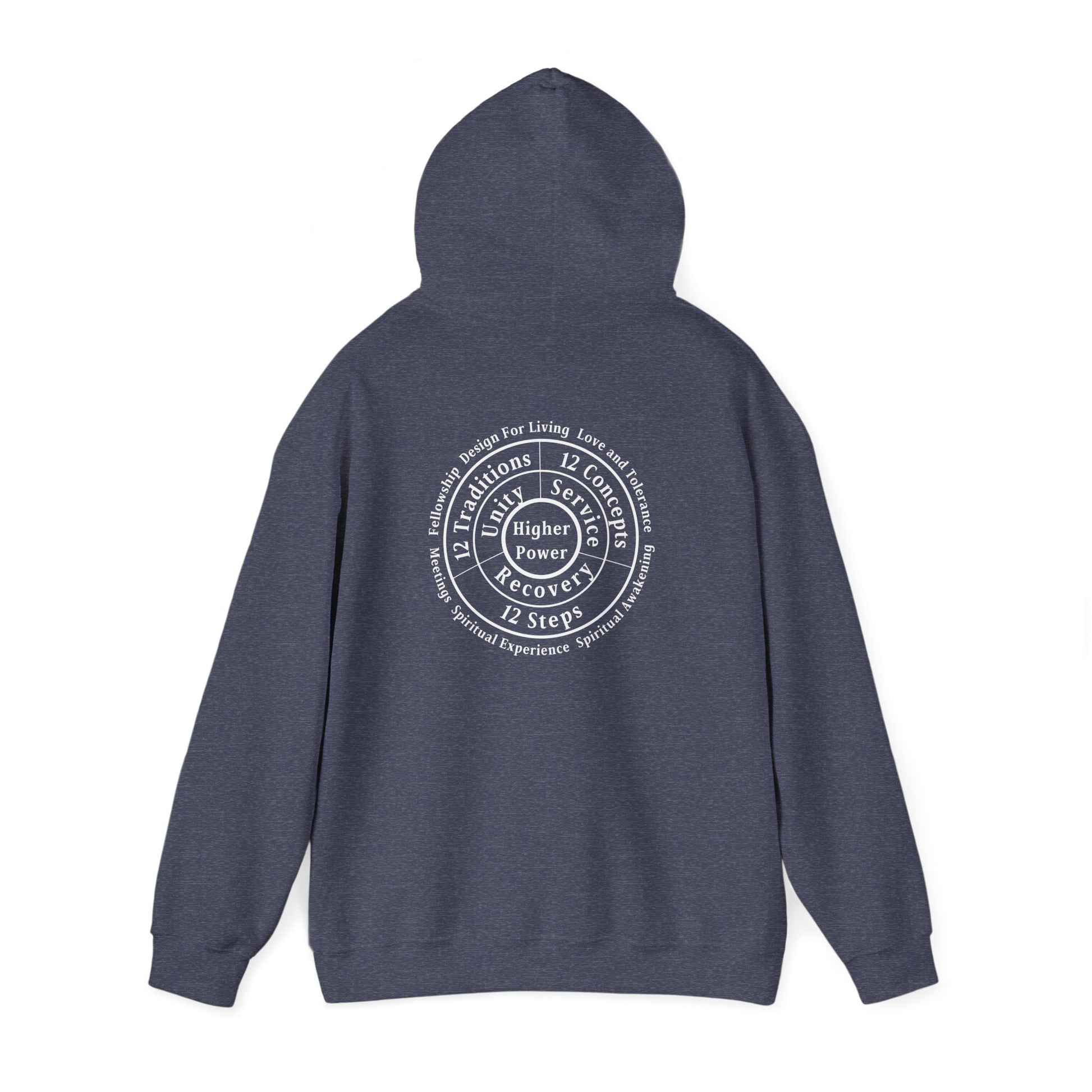 Haler Smith - Hoodie - Haler Smith Cotton Blend Hooded Sweatshirt Hoodie - Higher Power 1 - 2XL - 5XL