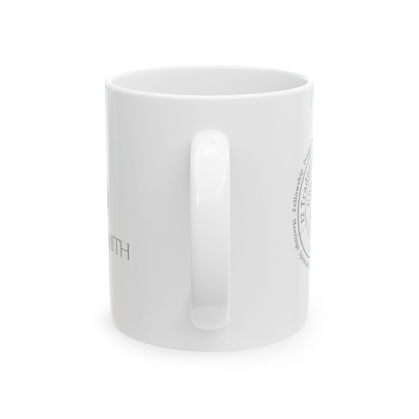 Haler Smith - Mug - Haler Smith Ceramic Mug - Higher Power 1 - Black Letters