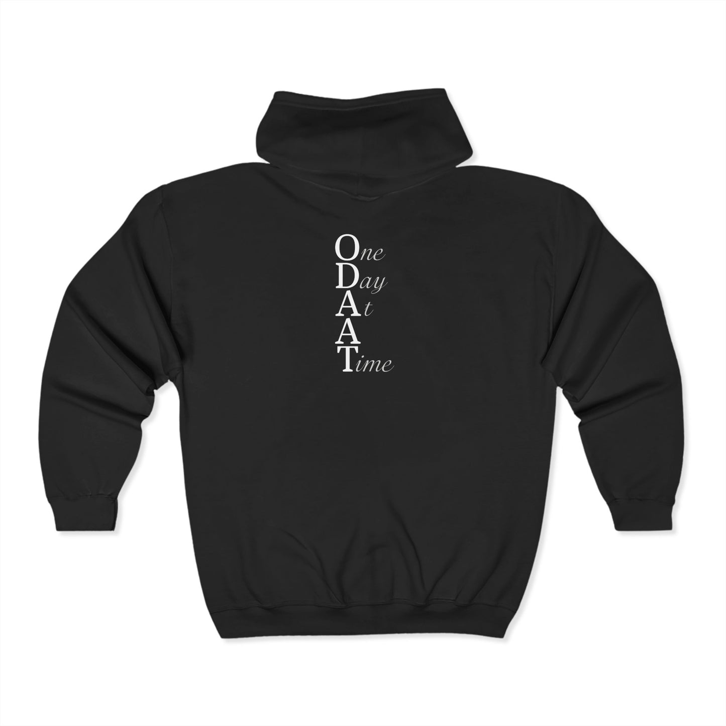 Haler Smith Full Zip Hooded Sweatshirt 2XL-3XL - One Day At A Time