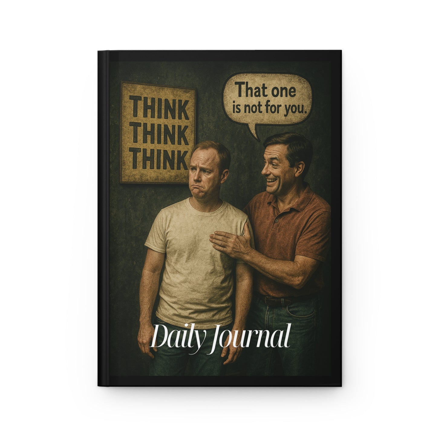 Haler Smith Hardcover Journal - Daily Journal - Think Is Not For You - Clubhouse Wall