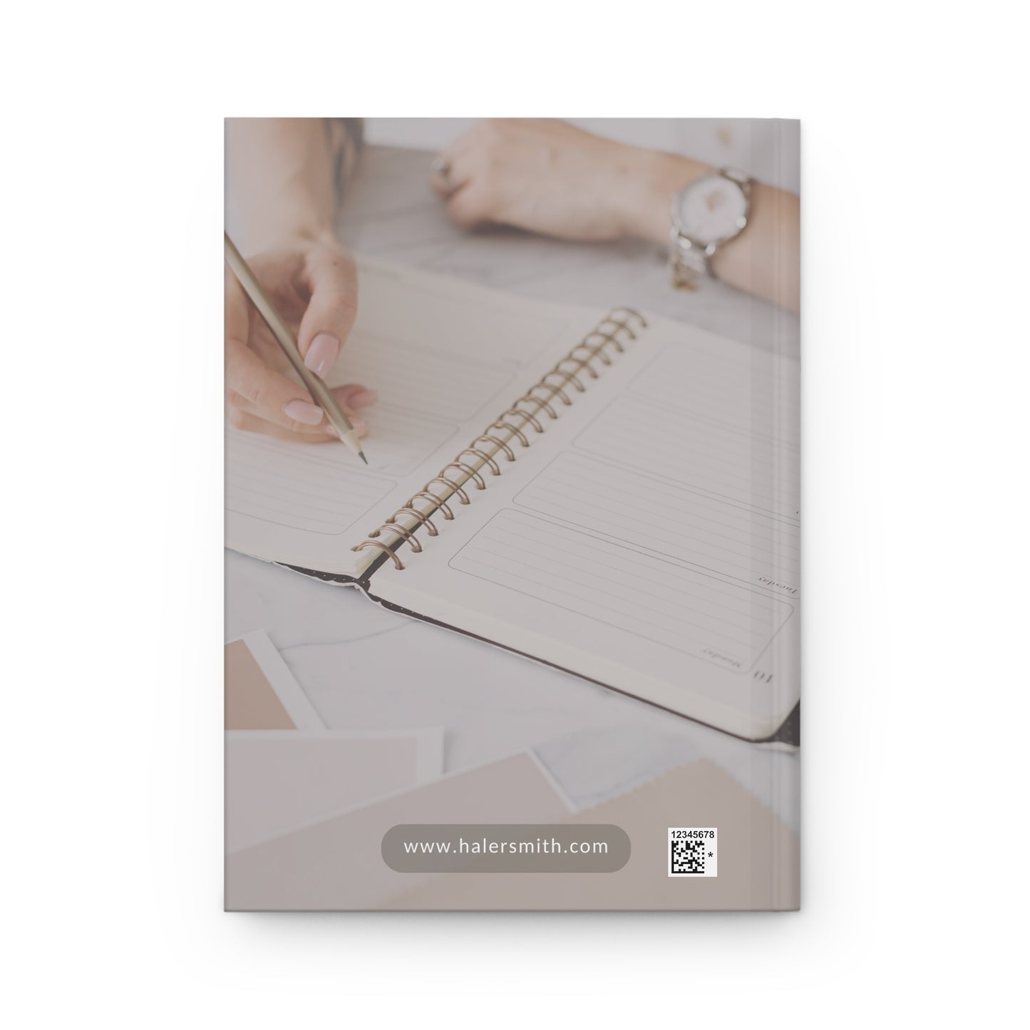 Haler Smith Hardcover Journal - My Recovery Journal - Journal Scene - White Letters