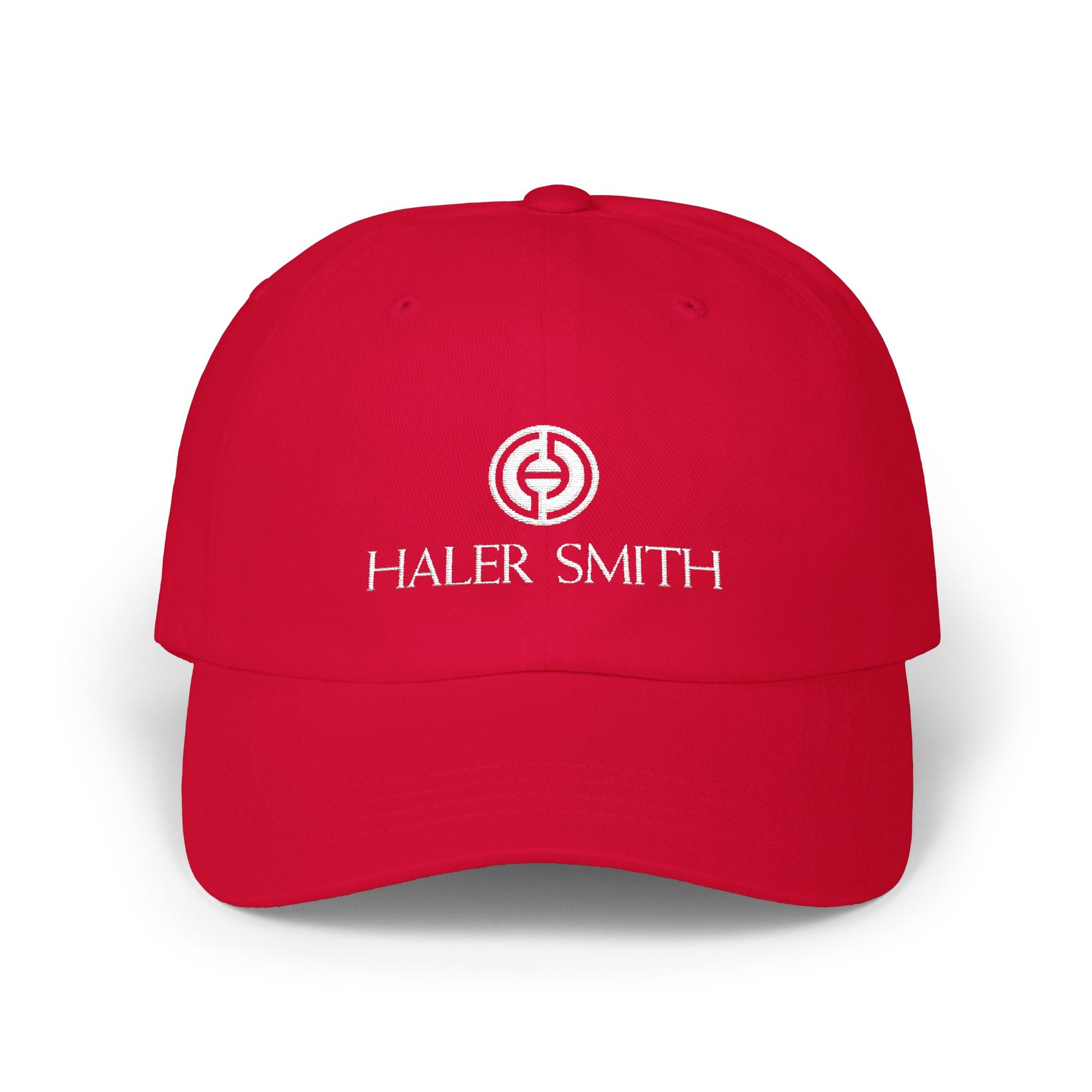 Haler Smith - Hats - Haler Smith Dad Cap - Haler Smith Logo - White