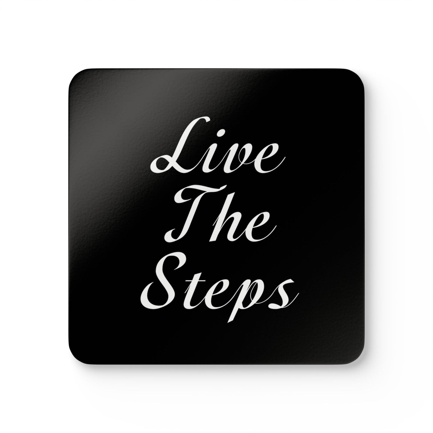 Haler Smith Corkwood Coaster Set Black - Live The Steps White