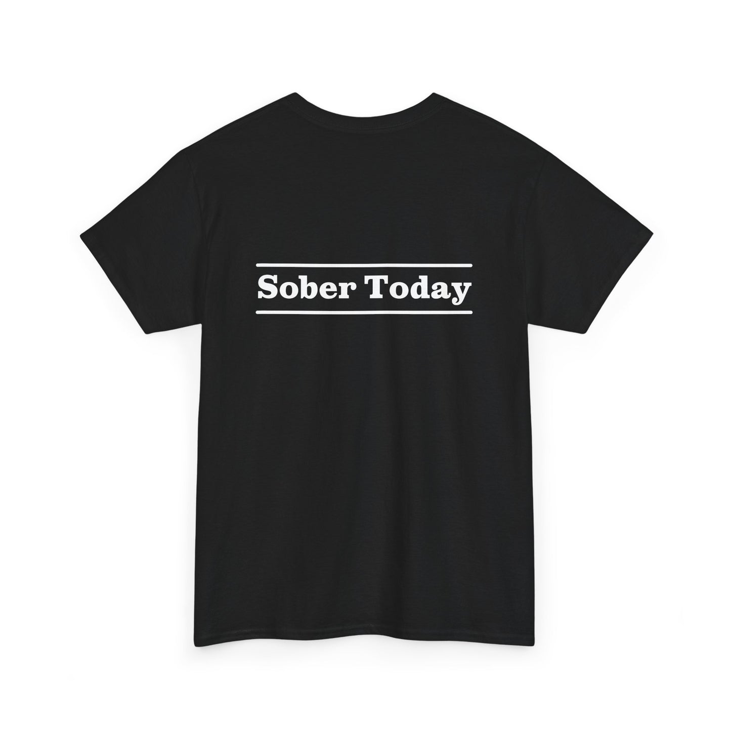 Haler Smith - T-Shirt - Haler Smith Heavy Cotton Short Sleeve Tee - Sober Today 3 - S - XL