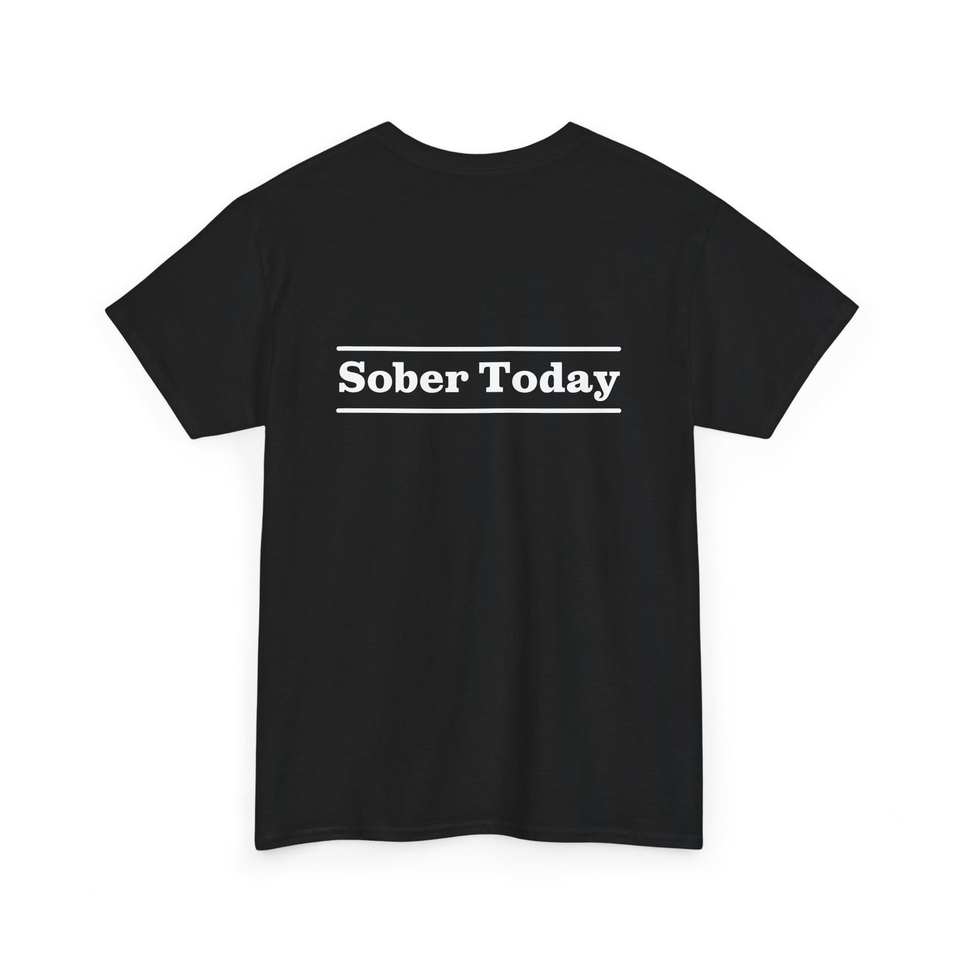 Haler Smith - T-Shirt - Haler Smith Heavy Cotton Short Sleeve Tee - Sober Today 3 - 2XL - 5XL