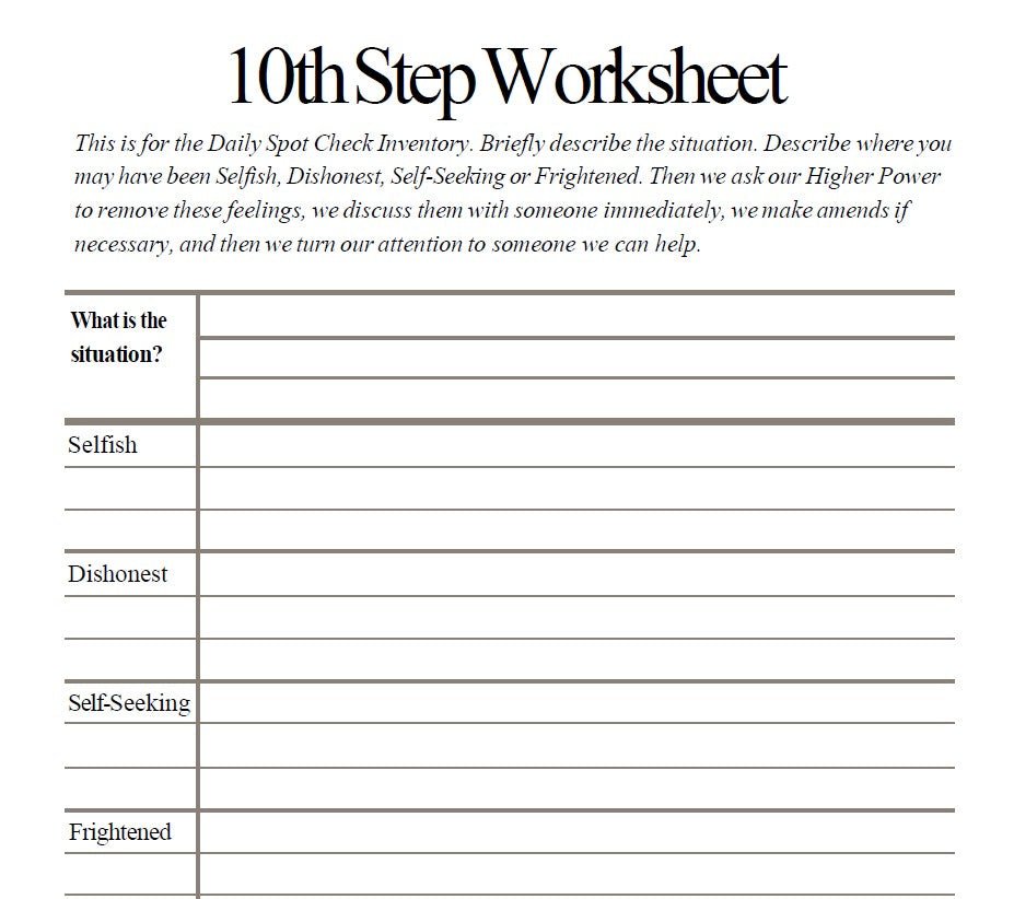 Haler Smith - Step Journals - Step 10 - Download