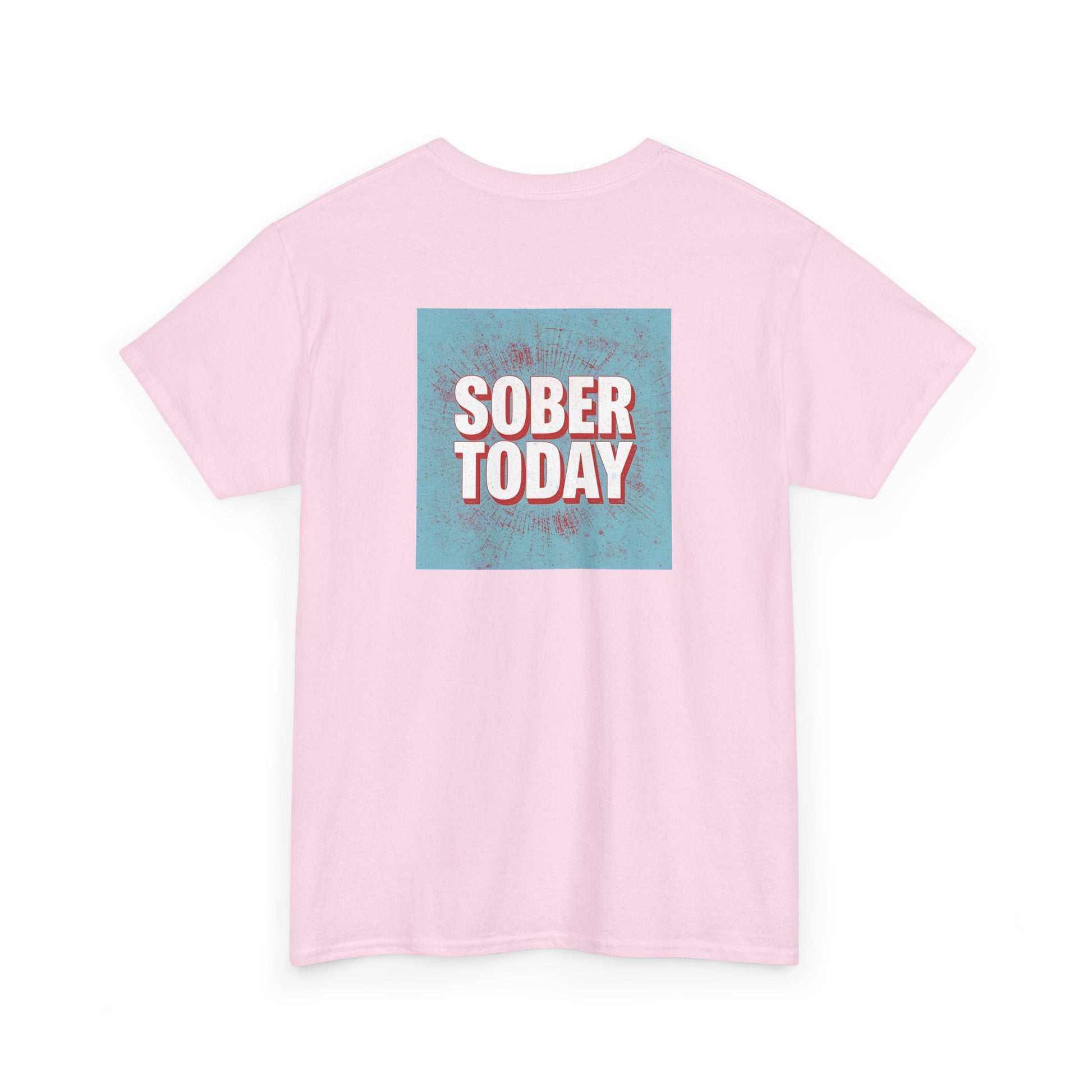 Haler Smith - T-Shirt - Haler Smith Heavy Cotton Short Sleeve Tee - Sober Today 5 - S - XL